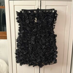 Maeve by Anthropologie/ Gorgeous mini dress size 8/ black and white